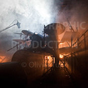 Ambiance concert - Percussion scène rock