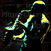 Joueur de saxophone - saxophoniste